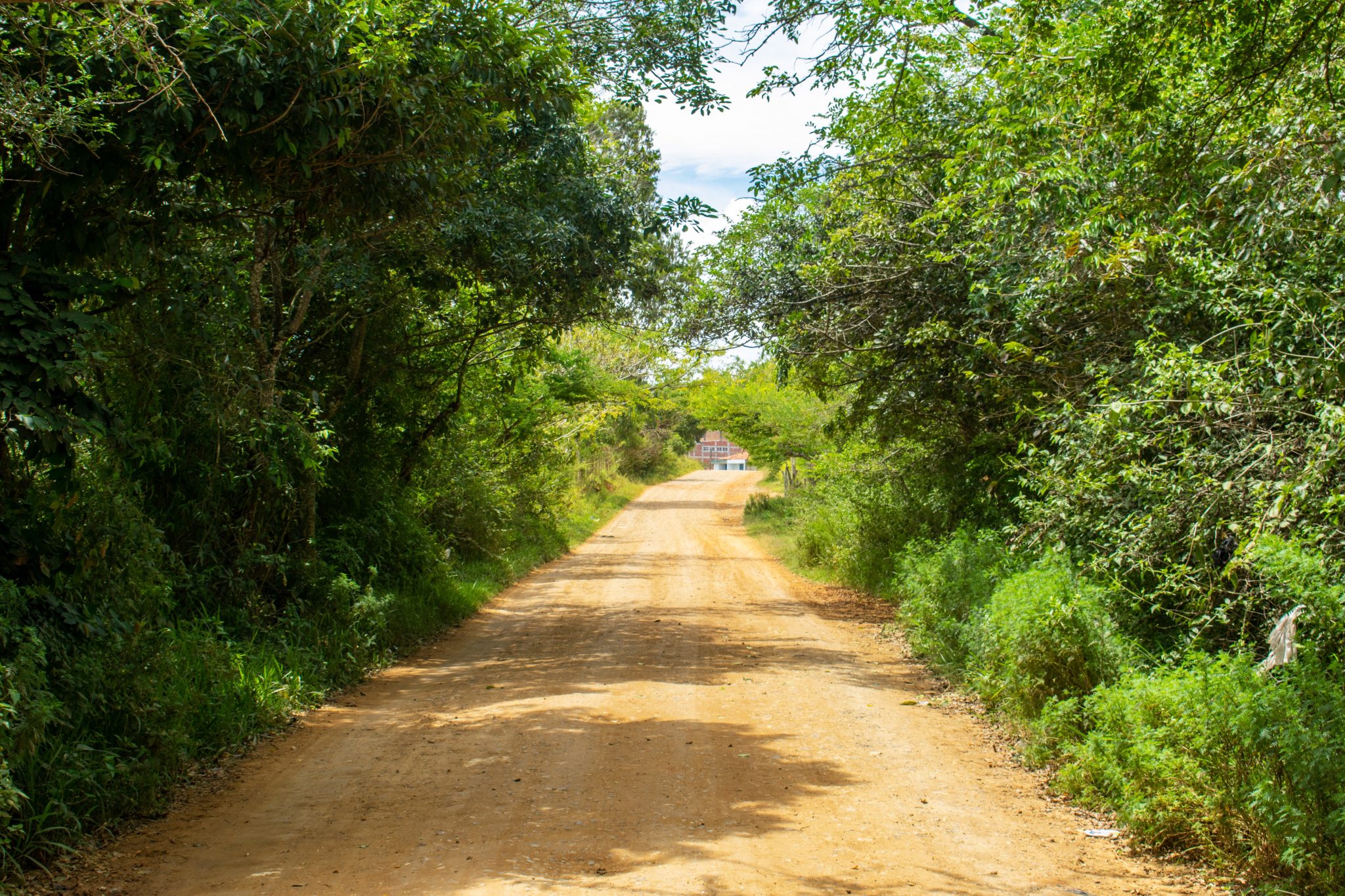 road in villanueva colombia hiking