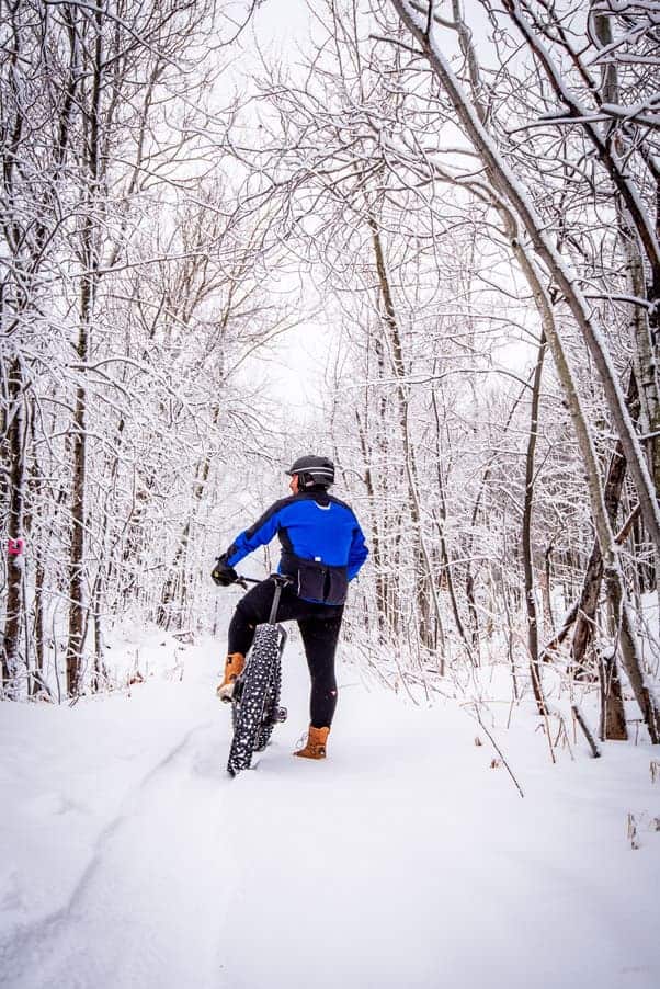 Winter Fat Biking Marquette's South Trails