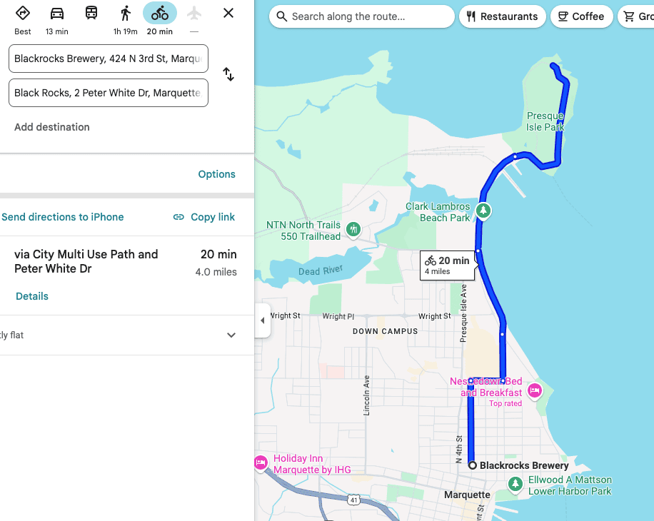 bike to blackrocks mqt