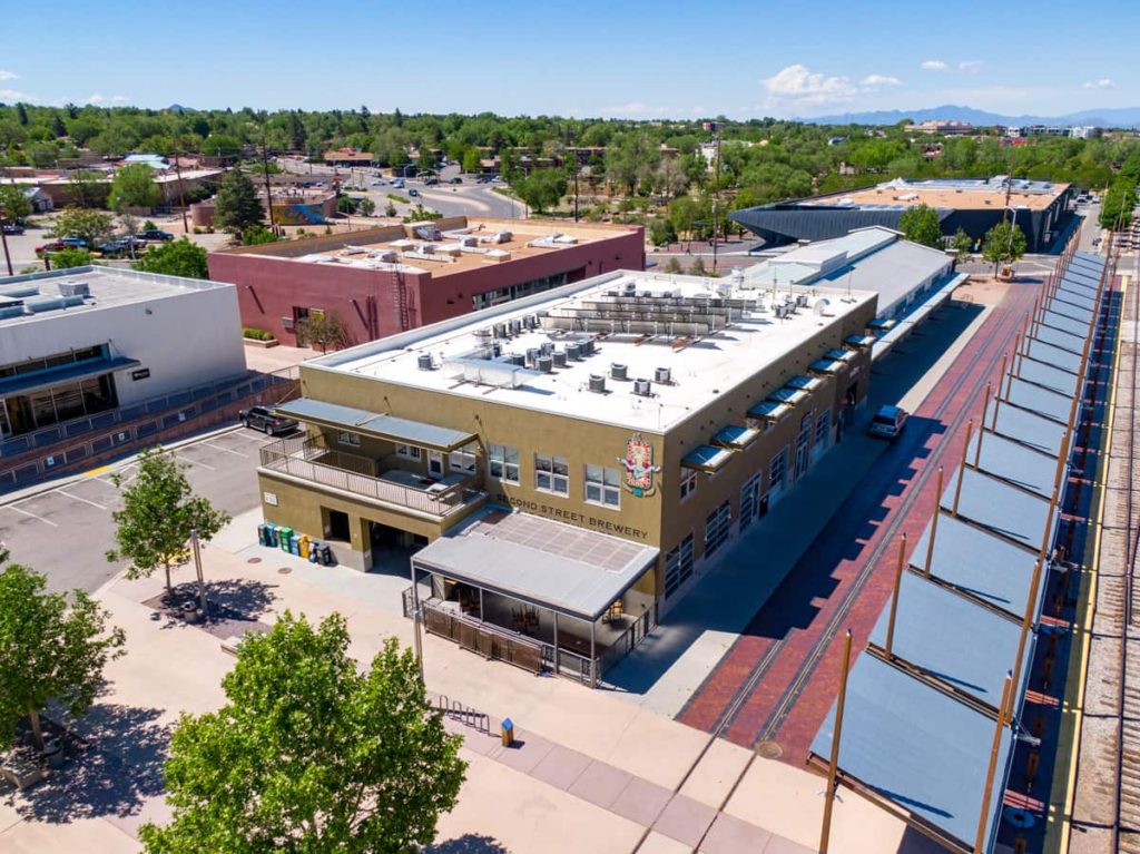 Second Street Brewery Santa Fe, NM Drone Photograph