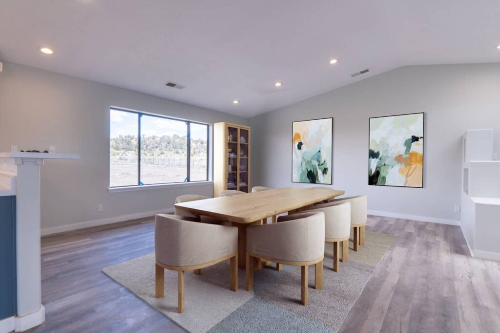 abq nm real estate photograph dining room