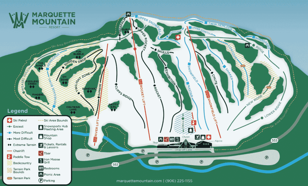 mqt mountain winter trail map