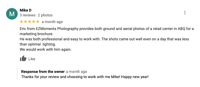 ezmoments photography customer reviews